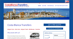 Desktop Screenshot of costa-blanca-transfers.com